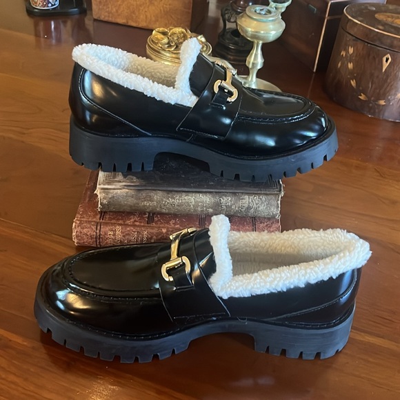 STEVE MADDEN Women's Lando-F Tailored Lug-Sole Bit Loafer Flats - Picture 5 of 9